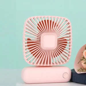 MEET SUN Mini Handheld Fan – Rechargeable, 3 Speeds, Portable